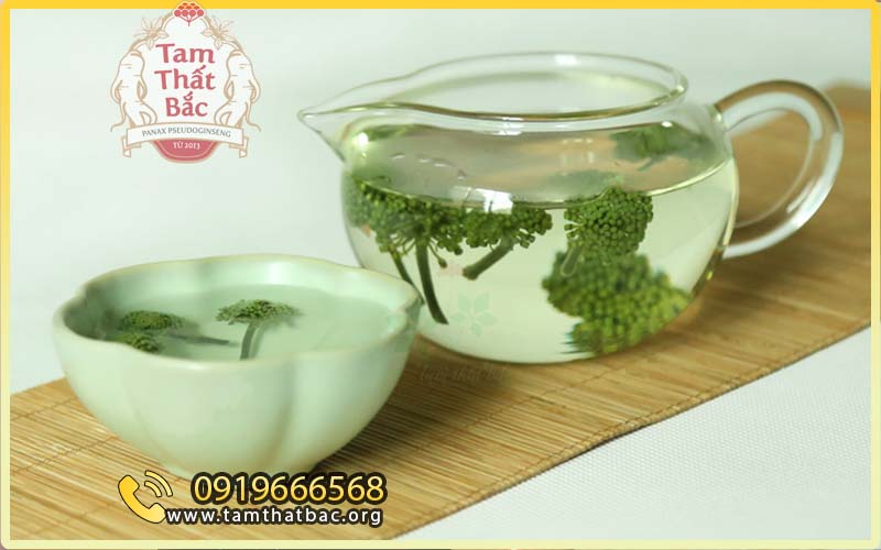 Hướng dẫn cách uống nụ hoa tam thất